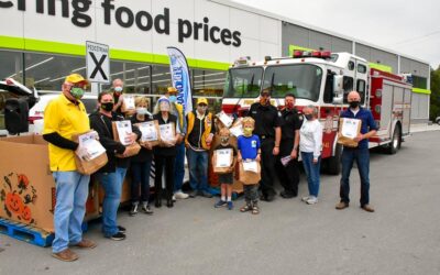 Food bank food drive a team effort, raising $2,700