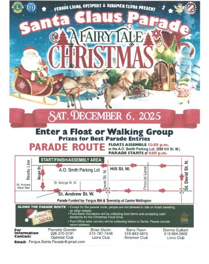 2025 Santa Parade Poster 2025 Santa Parade Poster